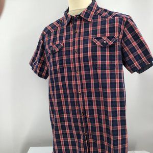 Lee Premium Quality XL, Multi Color red & blue XL Plaid  Cowboy shirt
